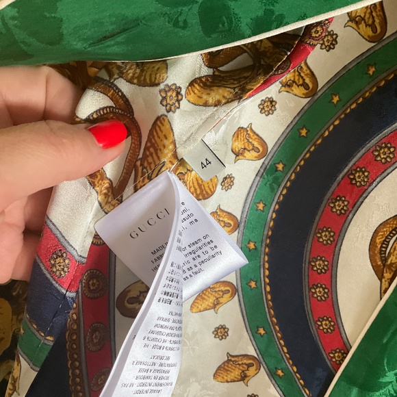 Gucci silk button-down shirt - Picture 7 of 9